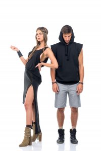 New zip skirt in black - Sisters Code by SBC