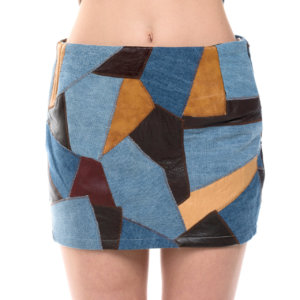 Patchwork bohemian mini skirt - Sisters Code by SBC