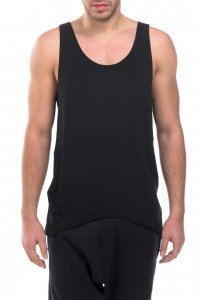 Up and down tee in black, handcrafted and ready to wear - Sisters Code by SBC
